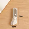 Cuchillo de Arte Mini Portátil Simple Tamaño Pequeño Cuchillo de Arte Oficina Corte de Papel Desmontaje Sobre Cuchillo de Arte Desmontaje Cuchillo Express