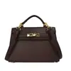 Bestseller transfronterizo, bolso Kelly de segunda generación, bolso de cuero genuino de alta calidad para mujer, minibolso, bolso cruzado, bolso de hombro para el trabajo
