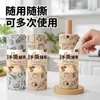 Paño de cocina rasgable a mano estilo receta semanal desechable paño de cocina absorbente para cocina paño de lavado de platos engrosado paño de lavado de platos para persona perezosa