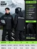 Ropa Especial Separada para Motociclistas en Lluvia Traje Impermeable Total para Tormenta Adulto Pantalones de Lluvia Gruesos para Llevar Grande