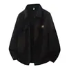 Nueva chaqueta de pana para primavera y otoño para hombre, marca de moda casual de moda, chaqueta casual para hombres jóvenes
