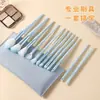 Estudiante Principiante Pelo Suave Sombra de Ojos Novato Set Pincel Rubor Maquillaje de Ojos Set Completo de Ortodoncia Nicho
