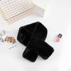 Bufanda de peluche de conejo para hombre y mujer, bufanda gruesa para invierno, bufanda versátil, orejeras, protección para los oídos, bufanda cálida para montar al aire libre, venta al por mayor en stock