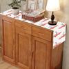 Camino de mesa con estampado de coche de rábano de Pascua, mantel decorativo para el hogar, la sala de estar, la cocina, mantel decorativo para vacaciones, tapete, bandera de té