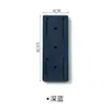 Soporte para Regleta para Enchufe de Router Montado en Pared, Enchufe de Router con Agujero Perforado Montado en Pared, Organizador de Gestión de Cables Montado en Pared
