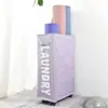 Cesta de Armazenamento para Tapete de Yoga com Rodas, Armazenamento Móvel de Equipamentos Esportivos Fitness, Prateleira Multifuncional à Prova de Poeira para Casa