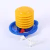Venda por atacado de fábrica cilindro inflável para pé material novo bomba manual anel inflável cama inflável bola de yoga bomba portátil de 4 polegadas