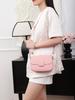 Bolso de Cuero para Mujer Diseño de Nicho Sentido Bolso Cuadrado Pequeño Bolso Cruzado para Mujer Bolso de Hombro de Alta Gama Cuero Vacuno TOGO Bolso de Axila M201