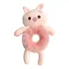 Nuevo Anillo para el Cabello de Peluche Tridimensional de Dibujos Animados de Otoño para Niños, Lazo para la Parte Posterior de la Cabeza, Bola, Accesorios para el Cabello de Gato, Cuerda para el Cabello para Mujeres