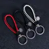 Llavero Creativo de Cordón de Cuero Tejido Hecho a Mano para Hombres, Mujeres, Parejas, Cadena para Llave de Coche Colgante Regalo Venta al por Mayor