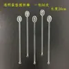 Palito Acrílico para Mexer, Bar de Coquetéis, Colher para Copo, Colher de Plástico, Loja de Chá de Leite Descartável, Arte Criativa