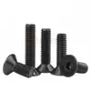 En stock: Tornillos de Acero Aleado Grado 10.9 de Alta Resistencia con Cabeza Plana y Dado Hexagonal, Tornillos de Cabeza Avellanada Plana, Pernos M2-M16
