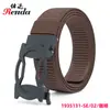 Cinturón de Lona con Hebilla Automática para Hombre Cinturón Tejido de Nylon Casual para Exteriores Cinturón de Negocios para Jóvenes Cinturón Versátil