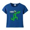 Camiseta de manga corta para niño Rainbow Friends, ropa de verano para niño 2023, nueva camiseta de algodón de media manga estilo occidental para niña.