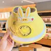 Ventilador Doble Recargable Kulomi Ventilador para Niños Sombrero Sombrilla de Verano Sombrero Protector Solar para Niños y Niñas Sombrero de Sol con Protección UV