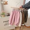 Pantalones de pierna ancha estilo western de primavera para todo tipo de atuendo Pantalones de primavera para niños con borde de encaje Pantalones para mujer Ropa exterior para mujer y bebé Pantalones casuales
