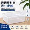 Caja de Plástico Transparente Hecha a Medida con Tapa, Caja de Almuerzo para Almacenamiento, Caja de Empaque de Alimentos, Caja de PP, Personalización de Tamaño, Venta al por Mayor de Fabricante