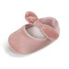 Sapatos de Caminhada para Bebê de 0 a 1 Ano, Primavera e Outono, com Laço, Cabedal Degradê, Sola Macia, Antiderrapante, para Uso Interno e Externo, Estilo Princesa