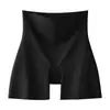 Calça de Controle Forte para Barriga Cintura Alta Levanta Bumbum Pós-parto Sem Costura Modeladora Calça de Segurança Feminina