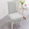 Funda de silla universal para cuatro estaciones para uso en el hogar, respaldo antideslizante todo en uno, funda de silla de comedor integrada, elástica y engrosada