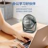 Ventilador de escritorio de doble uso enchufable nuevo transfronterizo con lámpara de carga, larga duración, silencioso, para oficina, de escritorio