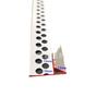 Alféizar de Ventana de Alero Línea de Goteo Pico de Águila Pared Exterior Plástico PVC Boca Inferior Acabado Goterón Tela de Malla Red de Goteo