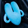 Almohada de Coche con Forma de Corazón Cojín Multiusos para Coche Almohada de Coche de Felpa Almohada Cervical Cojín para Cintura Asiento Almohada para Dormir Infantil