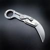 Cuchillo Garra Mecánica Cuchillo Garra de Águila Cuchillo Táctico para Exteriores Cuchillo Plegable Portátil Cuchillo Frutero Portátil Arma Blanca de Autodefensa