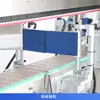 Máquina Automática de Etiquetado de Botellas Cuadradas Zonesun Plástico, Vidrio Máquina de Etiquetado Envolvente Lateral Triple para Botellas Cuadradas
