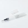 Tubo de rímel líquido transparente negro de 3 ml, botella de embalaje de pluma blanqueadora, botella para envasado de líquido de base, pluma de maquillaje tipo prensa