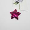 Lantejoulas de estrela de cinco pontas amor brilhante acessórios de cabelo para crianças acessórios de flor material de decoração para adereço de cabeça diy ponto
