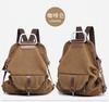Mochila de Lona Multifuncional de Fábrica Original Bolso de Mujer Bolso de Hombro Bolso Cruzado Bolso de Lona Coreano Estampado con Logo Literario