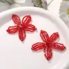 Estilo Coreano Leve Luxo Brilhante Cristal Contas Floco de Neve DIY Feito à Mão Seda Torcida Borda Clipe Adorno de Cabeça Corsage Sapatos e Chapéu Acessórios