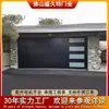 Porta de Garagem de Villa de Luxo Janela de Observação Isolamento Térmico e de Calor Aço Colorido Espuma Porta de Flap de Garagem Obturador de Rolo Elétrico Conjunto Completo