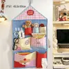 Bolsa colgante de almacenamiento para dormitorio estudiantil, organizador multifuncional de mesita de noche, bolsa colgante de almacenamiento para montar en la pared detrás de la puerta