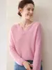 Suéter de Cachemira Calado de Industria Pesada para Mujer, Cuello Redondo, Estilo Temperamental, Suéter de Punto Pulóver, Espesado, Adelgazante, Holgado, Básico