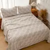 Capa de colchão macia de gaze de seis camadas para mãe, bebê, cama infantil, lençóis de dormitório de solteiro, colcha ampliada de cama de casal, tatame