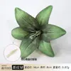Cabeza de flor de lirio artificial 3D realista, accesorio para el cabello Hanfu, materiales para manualidades DIY, accesorio para fotos de boda, guirnalda de flores, arreglo floral