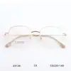 Armazón para Gafas de Miopía Japonés y Coreano Ultraligero Retro Media Montura Montura Redonda Marco Ultraligero de Borde Delgado de Titanio Tendencia Literaria para Hombres y Mujeres Venta al por Mayor