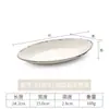 Plato Rectangular de Melamina, Plato Ovalado de Plástico, Plato para Pescado, Plato para Barbacoa de Hot Pot Comercial, Plato para Barbacoa, Plato Largo para Sushi
