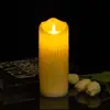 Superfície de Lágrima Simulada Boca Ondulada Balanço Luz de Velas Digitais LED Festa de Casamento Aniversário Concerto de Natal Atmosfera