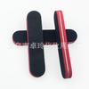 Venta al por mayor en stock: Lima de Uñas Super Duradera, Esponja Negra Roja con Corazón Engrosada, Tira Pulidora Resistente al Desgaste para Manualidades