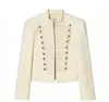 Ropa de Mujer 2026 Verano Nuevo Estilo Moda Europea y Americana Versátil Blazer Ajustado con Hombreras 4840798