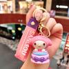 Nuevo llavero colgante de pastel de dibujos animados de Sanrio, lindo llavero de muñeca Coolomi, adornos, máquina de agarre, regalo