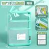 Bolsa para Documentos A4 Transparente Multicapa Bolsa para Guardar Hojas de Examen Bolsa de Almacenamiento Impermeable Gran Capacidad Abertura Grande Cierre de Cremallera Bolsa de Almacenamiento Portátil
