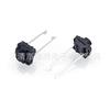 Interruptor de ratón Jingteng 6*6*5h impermeable pie medio 6x 6x 5 microinterruptor táctil botón de pie plano
