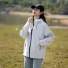 Chaqueta de una sola capa cortavientos e impermeable para exteriores para pareja, serie Montaña Primavera y Otoño 8709