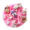 Molde de Silicone Série Bebê, Pegada de Cavalinho de Balanço, Mamadeira, Decoração de Bolo de Chocolate DIY com Fondant, Molde de Resina