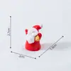 Paisaje en miniatura, adorables figuras de Santa Claus, bonitas decoraciones de bola de nieve, adornos para hacer tú mismo, accesorios para colgar, piezas decorativas pequeñas