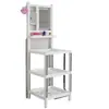 Soporte Engrosado para Lavabo para Baño Rural, Soporte para Lavabo a Prueba de Sol e Impermeable con Espejo, Acero Inoxidable, Envío Gratis